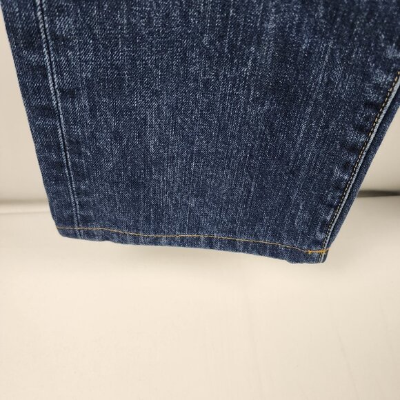 UNIQLO x Japanese JEANS Men 7 Blue Regular Fit Straight Streetwear Denim (32x30) - Picture 8 of 12